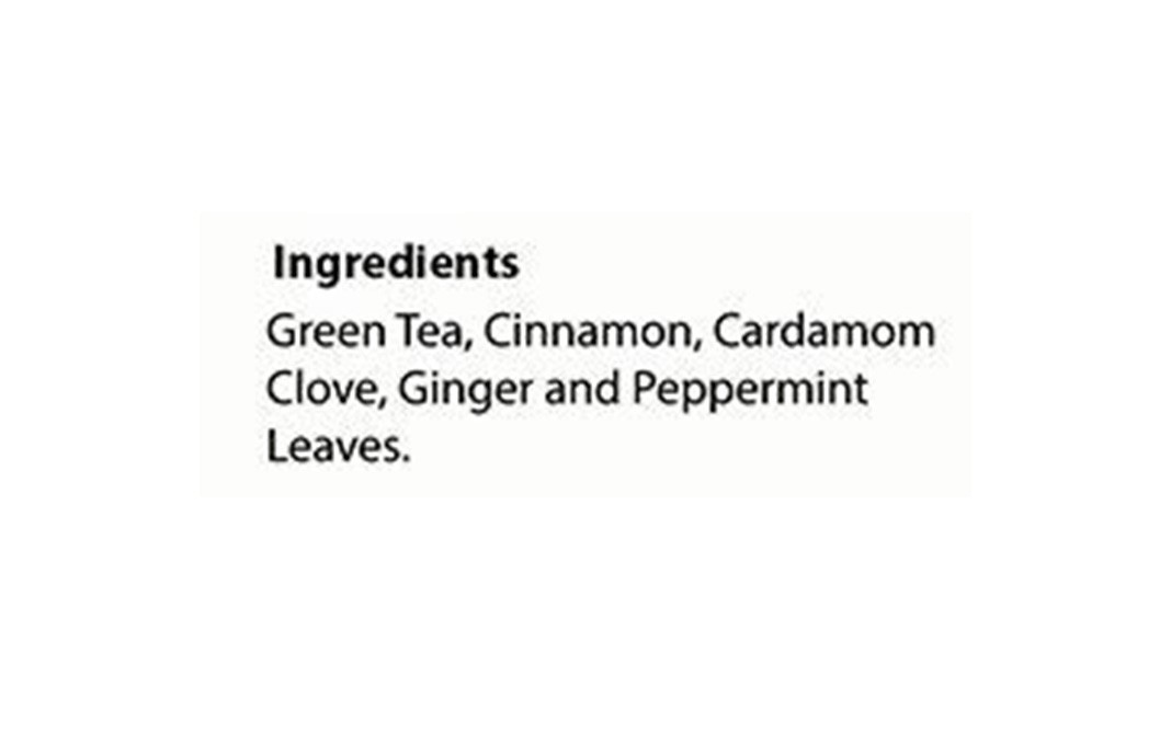 The Indian Chai Masala Mint Green Tea    Pack  100 grams